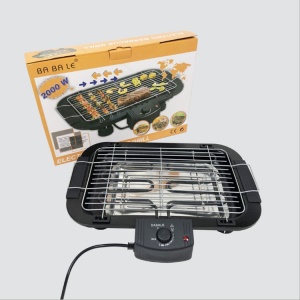 Gril de barbecue électrique  à usage domestique antiadhésif