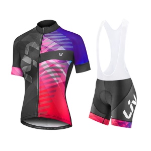 Liv costume de cyclisme à manches courtes d'été pour les femmes