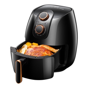 Friteuse électrique grande capacité , Friteuse sans fumée , Friteuse multifonctionnelle pour la maison,