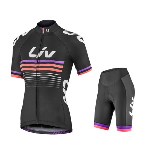 Liv costume de cyclisme à manches courtes d'été pour les femmes