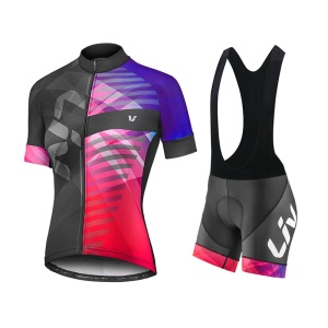Liv costume de cyclisme à manches courtes d'été pour les femmes