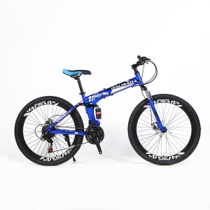 Vélo VTT Cross pliant 26 pouces en acier au carbone double résistance aux chocs