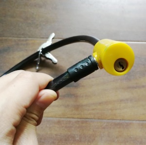 Verrouillage antivol  de vélo