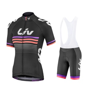 Liv costume de cyclisme à manches courtes d'été pour les femmes