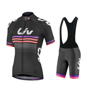 Liv costume de cyclisme à manches courtes d'été pour les femmes