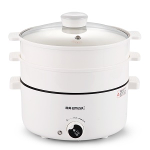 Cuiseur à vapeur électrique Doublure intérieure antiadhésive intelligente 3 litres grande capacité