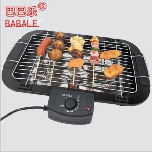 Gril de barbecue électrique  à usage domestique antiadhésif