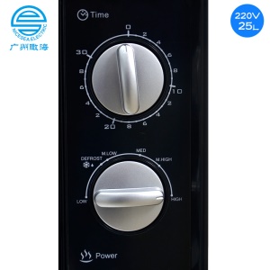 Four à micro-ondes pour usage domestique avec Plateau tournant mécanique 25L 220V 60hz