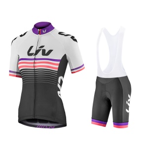 Liv costume de cyclisme à manches courtes d'été pour les femmes