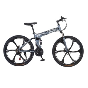 Vélo VTT Cross pliant 26 pouces en acier au carbone double résistance aux chocs