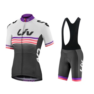 Liv costume de cyclisme à manches courtes d'été pour les femmes