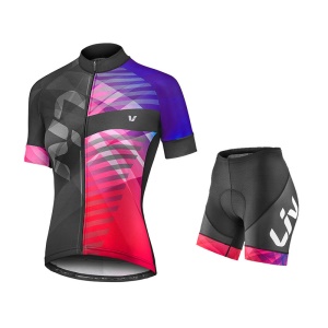 Liv costume de cyclisme à manches courtes d'été pour les femmes