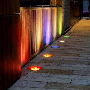 Spots extérieurs enterrés à led