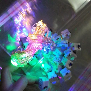 guirlande lumineuse en cuivre pour décoration