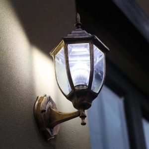 Lumière de jardin hexagonale de style européen extérieure étanche à la pluie
