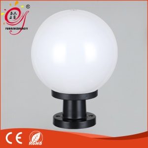 Ampoule sphérique lumière de poteau de clôture  resistant à la pluie Lumière de portail