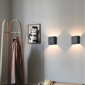 Lampe murale de salon en aluminium LED Lumière éclairage