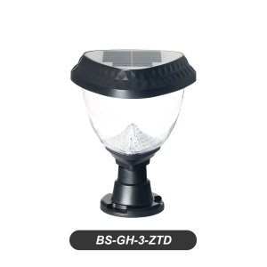 Lampe à lumière  solaire pour clôture extérieure