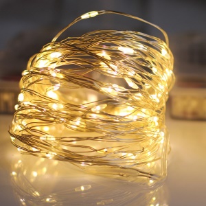 Lampe à fil de cuivre télécommandée   USB