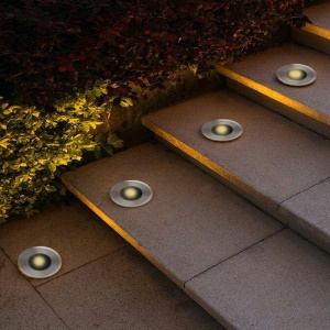 Lumière enterrée anti-éblouissement LED en acier inoxydable