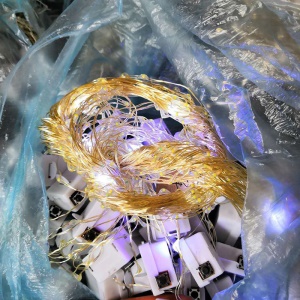 guirlande lumineuse en cuivre pour décoration