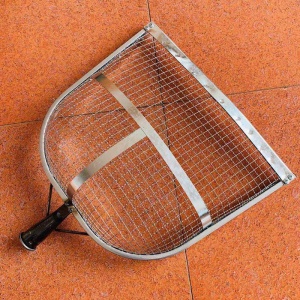 Pelle à poussière en fil d'acier Pelle à tamis en maille renforcée en acier (nuancier manquant)
