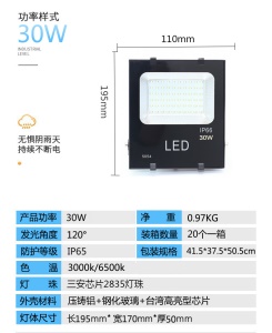 Projecteur d'extérieur à LED