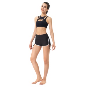 Culotte short de yoga pour femme mini  culotte