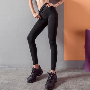 HAOQIAN Pantalon de yoga taille haute moulant Legging de sport pour femme