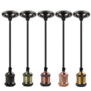 Support d'ampoule en silicone coloré Douille suspendue