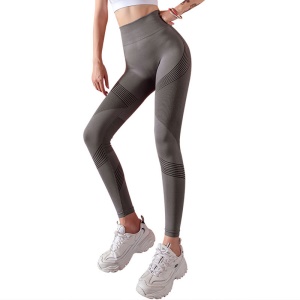 HAOQIAN Pantalon de yoga taille haute moulant Legging de sport pour femme