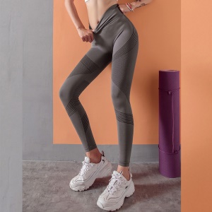 HAOQIAN Pantalon de yoga taille haute moulant Legging de sport pour femme