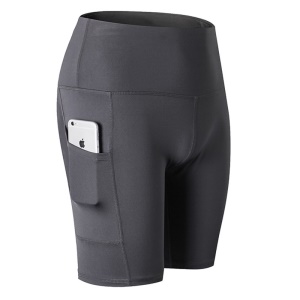 YUERLIAN Culotte short de yoga  moulante à séchage rapide avec poche