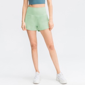 YUDONG Short de Yoga  à séchage rapide pour femme