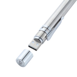 Torche médicale en acier inoxydable rechargeable par USB