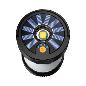 Lampe de camping d'extérieur Chargement solaire Type-C