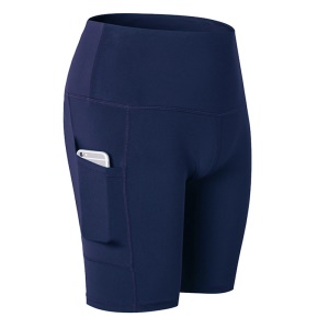 YUERLIAN Culotte short de yoga  moulante à séchage rapide avec poche