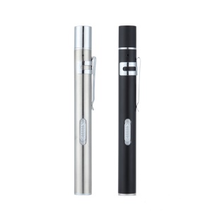 Torche médicale en acier inoxydable rechargeable par USB