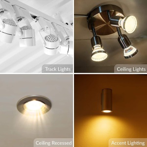 Lampe halogène CUP GU10 35W50W Spots Lampe à lumière froide Lampe de piste Lampe céleste Source de lumière réglable