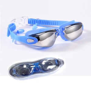 Lunettes de natation électroplaquées Silicone étanche