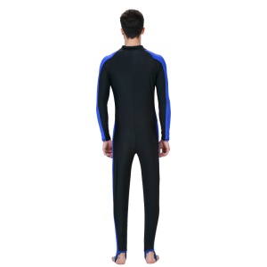 Sbart Combinaison de plongée  avec protection solaire et une fermeture éclair pour hommes