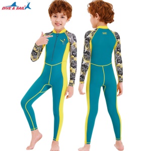 Combinaison de natation DIVE & SAIL pour enfants avec protection solaire maillot de bain