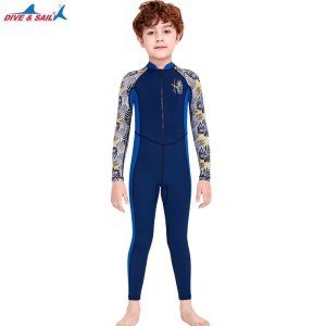Combinaison de natation DIVE & SAIL pour enfants avec protection solaire maillot de bain