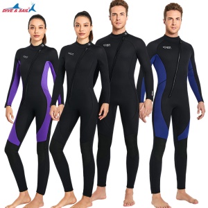 DIVE & SAIL Combinaison de plongée  résistante au froid, une pièce à trois couches