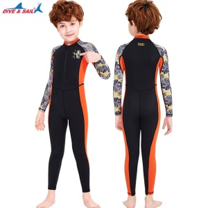 Combinaison de natation DIVE & SAIL pour enfants avec protection solaire maillot de bain