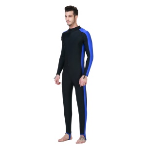 Sbart Combinaison de plongée  avec protection solaire et une fermeture éclair pour hommes
