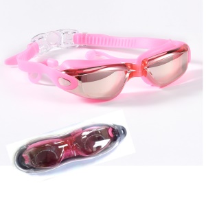 Lunettes de natation électroplaquées Silicone étanche
