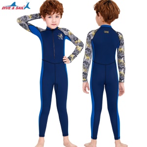 Combinaison de natation DIVE & SAIL pour enfants avec protection solaire maillot de bain