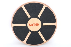 Letek panneau d'équilibre en bois avec base en plastique mat autocollant
