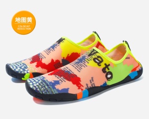 Chaussures de natation semelle en caoutchouc